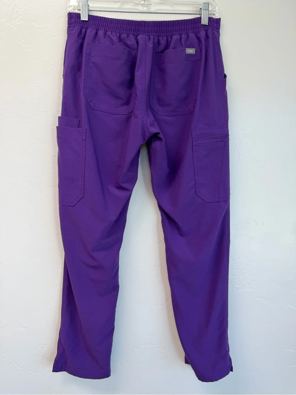 Figs Slim Leg Ultra Violet Purple Yola Scrub Pants Size S/P PO 1651 - Picture 5 of 12